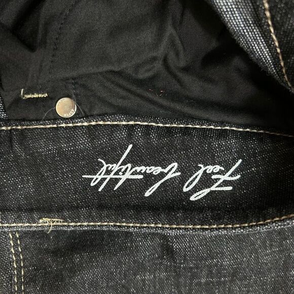 White House Black Market Dark Flare Jeans - Picture 6 of 8